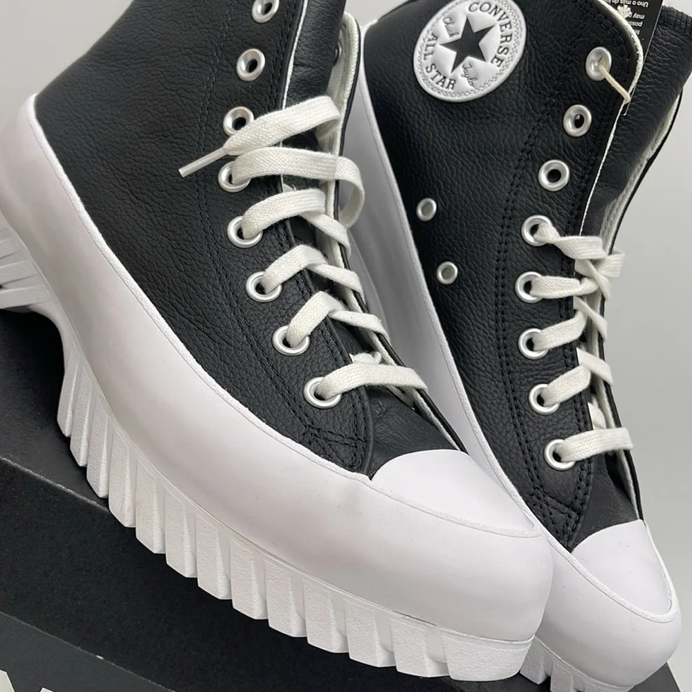 Converse WMNS CTAS LUGGED 2.0 HI BLACK/EGRET/WHITE A03704C Paltforms Sn…